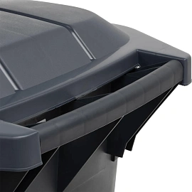 Контейнер 110 литров для мусора, с крышкой, на колесах, 84х54х58 см, пластиковый, PLAST TEAM, РТ9957