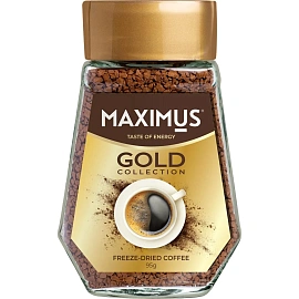 Кофе сублимированный Maximus Gold набор с кружкой 135г