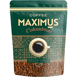 Кофе сублимированный Maximus Columbian набор с кружкой 135г
