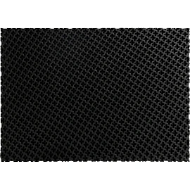 Коврик входной (придверный) Evaline Кросс ячеистый влаго-грязезащитный 40x60 см чёрный (УК060040)
