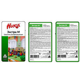 Дезинфицирующее средство с моющим эффектом Ника Экстра М 5 л (концентрат) фото Дезинфицирующее средство с моющим эффектом Ника Экстра М 5 л (концентрат)