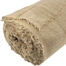 Полотно техническое Мешковина джут/лен 240г/м2, 110см +-2/ 100м