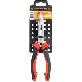 Длинногубцы изогнутые диэлектрические 200 мм серия СТАНДАРТ (КВТ) 60473