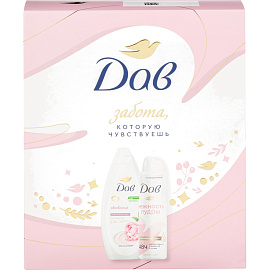 Подарочный набор косметики для женщин Dove (гель для душа и дезодорант)
