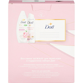 Подарочный набор косметики для женщин Dove (гель для душа и дезодорант)