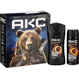 Подарочный набор для мужчин AXE Дарк темптейшн (гель для душа, 250 мл и дезодорант-спрей, 150 мл)