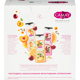 Подарочный набор Camay Botanicals женский гель для душа 3 шт