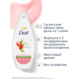 Подарочный набор Дав Фруктовое настроение женский 2 геля для душа