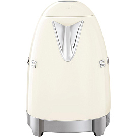Чайник SMEG KLF04CREU,1,7л,электрический с регул темп, кремовый