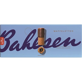Вафельные трубочки BAHLSEN "Waffeletten" в молочном шоколаде 100 г, ГЕРМАНИЯ