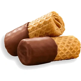 Вафельные трубочки BAHLSEN "Waffeletten" в молочном шоколаде 100 г, ГЕРМАНИЯ
