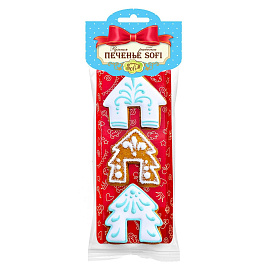 Печенье Медовое новогоднее Пекарня Sofi, (3штx15г), 45г