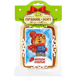 Пряник Пекарня Софи Фотопечать новогодняя имбирно-медовый 130 г