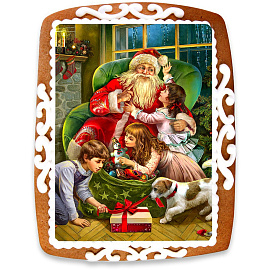 Пряник Пекарня Софи Фотопечать новогодняя имбирно-медовый 130 г