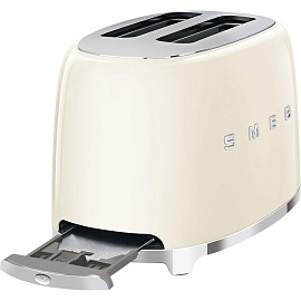 Тостер SMEG TSF01CREU,2 ломтика, кремовый