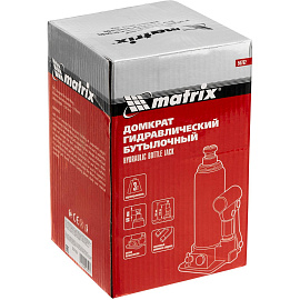 Домкрат гидравлический бутылочный, 3т, 178-343 мм Matrix 50762