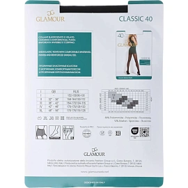 Колготки Glamour Classic 40 nero 3-M 048-063