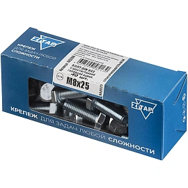 Болт DIN933 с шестигр. головкой оцинк.М8х25 (40шт/уп) Zitar (105208)