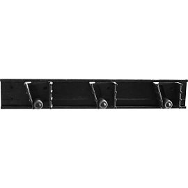 Держатель инвентаря SYR настенный и 3 ролика-зажима черный_ДДП