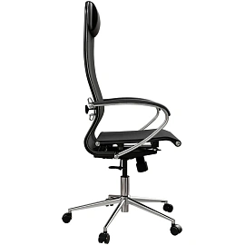 Кресло для руководителя Ergolife Set 12 чёрное (сетка, металл)