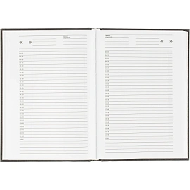 Ежедневник недатированный А5 Выбор есть Джерси, черный, 160 л