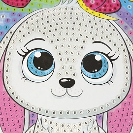 Мозаика алмазная 10x15 зайка, набор МУЛЬТИ АРТ AM10X15-113779