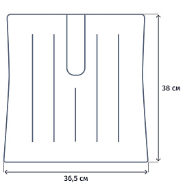 Лопата снег/ПЛАСТ СНЕЖИНКА  ДЮРАЛ/кромка б/ч