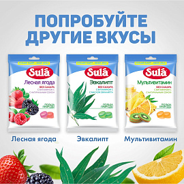 Леденцы Sula гранат без сахара 249 г