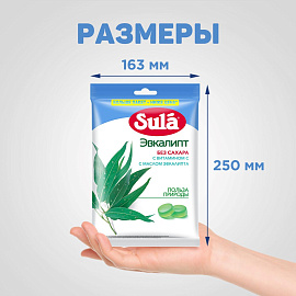 Леденцы Зула Эвкалипт пакет 249г