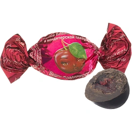 Конфеты Вишня Владимировна Фруктовичи в темн шоколадной глазури, 500г ОС616