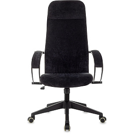 Кресло для руководителя Бюрократ CH-610SL чёрное (ткань, металл)