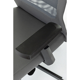 Кресло для руководителя Бюрократ T-995 серое (сетка/ткань, металл)