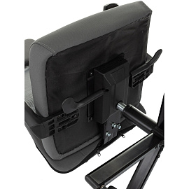 Кресло для руководителя Бюрократ T-995 серое (сетка/ткань, металл)