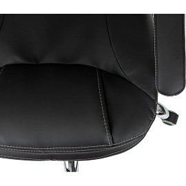 Кресло VB_Бюрократ CH-868SL черный экокожа крестов. металл хром