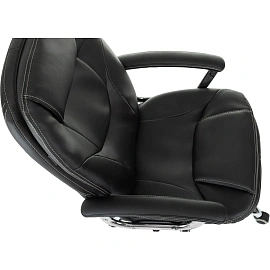 Кресло VB_Бюрократ CH-868SL черный экокожа крестов. металл хром