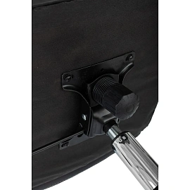 Кресло VB_Бюрократ CH-868SL черный экокожа крестов. металл хром