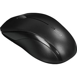 Мышь компьютерная RAPOO проводная N1200, цвет - черный