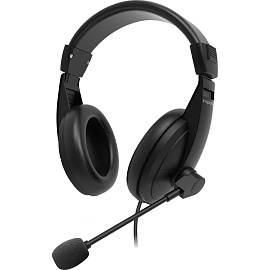 Гарнитура RAPOO проводная H150S, цвет - черный