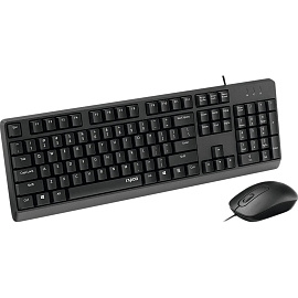 Комплект проводной клавиатура и мышь Rapoo X130PRO