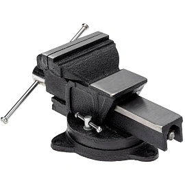 Тиски слесарные 100мм, поворотные, с наковальней KRANZ KR-12-5101