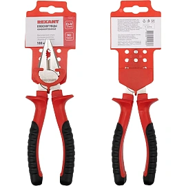 Плоскогубцы комб. 180мм никел., двухкомпонентные рукоятки REXANT 12-4612