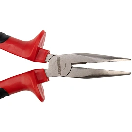 Тонкогубцы изогнутые 160мм никел., двухкомпонентные рукоятки REXANT 12-4620