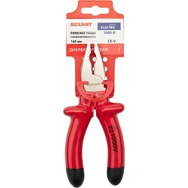Плоскогубцы комбинир 160мм, диэлектрические до 1000В REXANT 12-4611-3