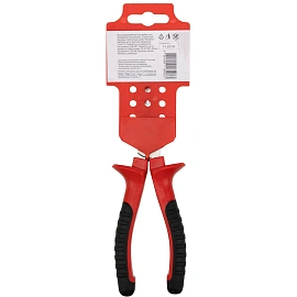 Тонкогубцы изогнутые 200мм никел., двухкомпонентные рукоятки REXANT 12-4621