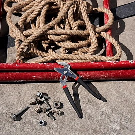 Клещи переставные 200мм никелированные, обливные рукоятки REXANT 12-4634