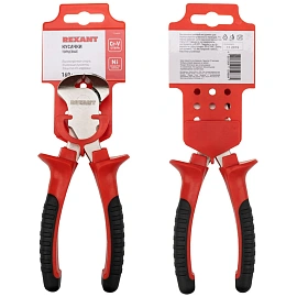 Кусачки торцевые 160мм никел, двухкомп. рукоятки REXANT 12-4624