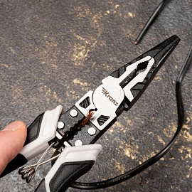 Тонкогубцы многофункциональные универсальные 215мм KRANZ KR-12-4653-5