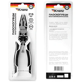 Плоскогубцы многофункциональные универсальные 200мм KRANZ KR-12-4651-5