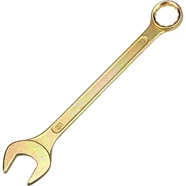 Ключ комбинированный 30мм, желтый цинк REXANT 12-5817-2