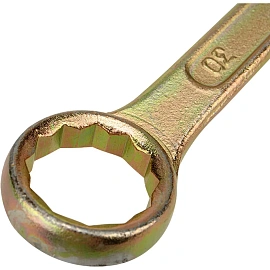 Ключ комбинированный 30мм, желтый цинк REXANT 12-5817-2